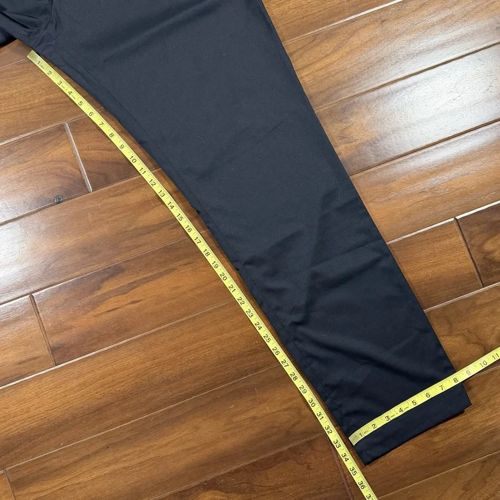 Polo Ralph Lauren Men's Size 42 T Tall Black Performance Tech Flat Front Pants